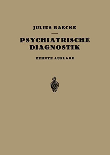 Cover for Grundriss der Psychiatrischen Diagnostik
