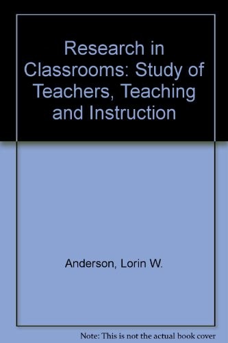 Cover for Research in classrooms