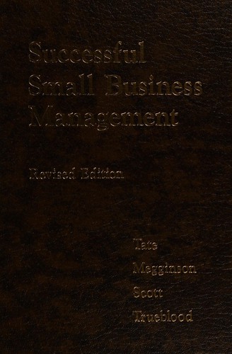Cover for Successful small business management