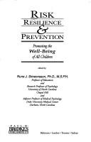 Cover for Risk, resilience & prevention