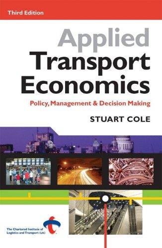 Cover for Applied Transport Economics