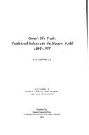 Cover for China's silk trade