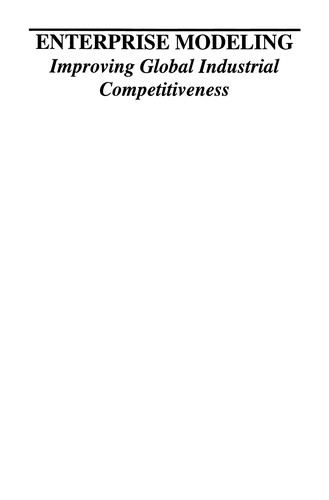 Cover for Enterprise Modeling