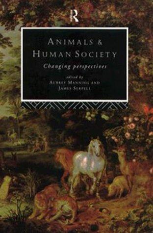 Cover for Animals and human society