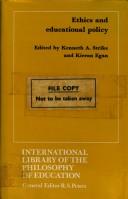 Cover for Ethics and educational policy