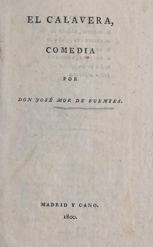 Cover for El calavera