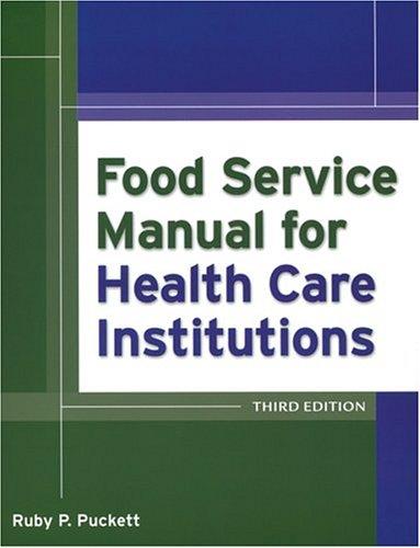 Cover for Food Service Manual for Health Care Institutions (J-B AHA Press)