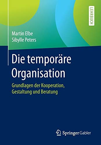 Cover for Die temporäre Organisation