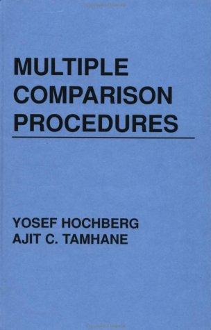 Cover for Multiple comparison procedures