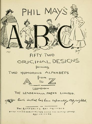 Cover for Phil May's ABC