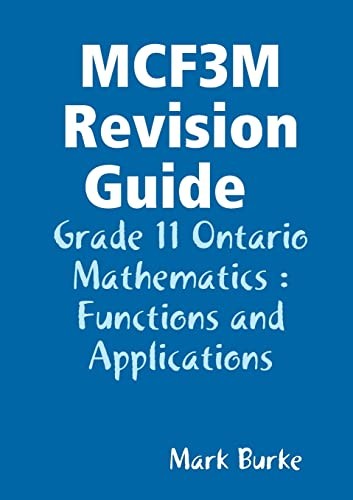 Cover for MCF3M Revision Guide