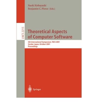 Cover for Theoretical Aspects of Computer Software