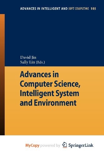 Cover for Advances in Computer Science, Intelligent Systems and Environment
