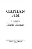 Cover for Orphan Jim
