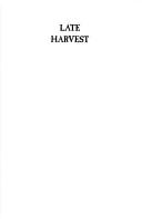 Cover for Late harvest
