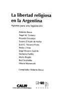 Cover for La libertad religiosa en la Argentina