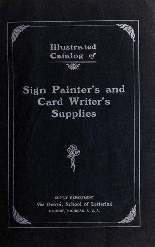 Cover for Illustrated catalog