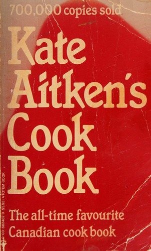 Cover for Kate Aitken's cook book