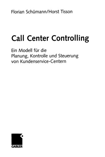 Cover for Call center controlling