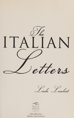 Cover for Italian Letters