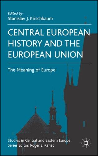 Cover for Central Europe and the European Union (Studies in Central and Eastern Europe)