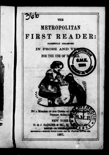 Cover for The metropolitan first reader