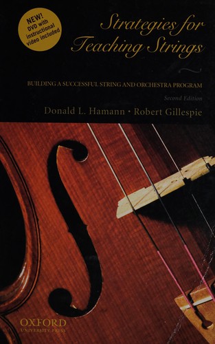 Cover for Strategies for teaching strings