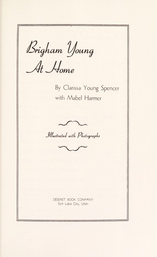 Cover for Brigham Young At Home