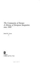 Cover for The Community of Europe