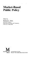 Cover for Market-based public policy