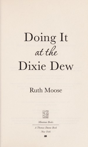 Cover for Doing it at the Dixie Dew