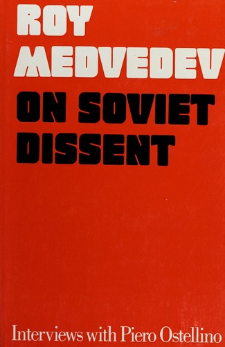Cover for On Soviet Dissent Interviews with Piero Ostellino