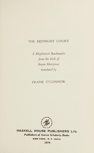 Cover for The midnight court