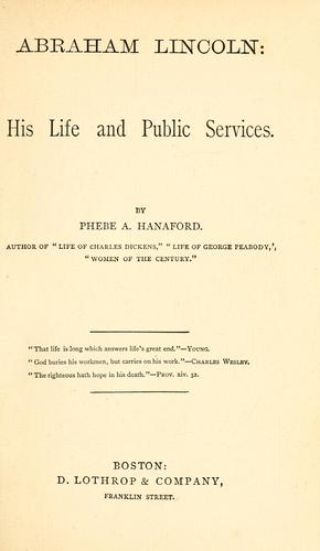 Cover for Abraham Lincoln