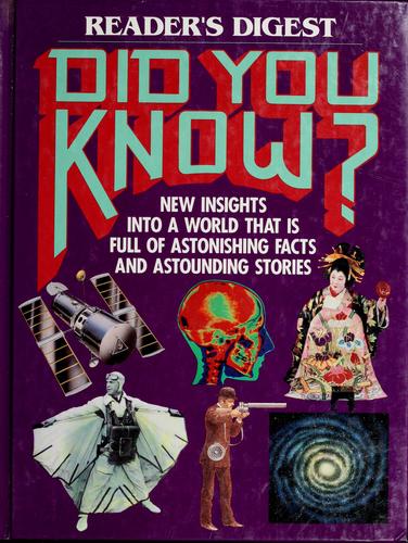 Cover for Did you know?