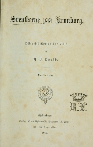 Cover for Svenskerne paa Kronborg