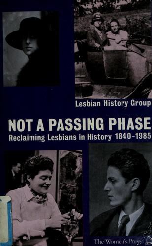 Cover for Not a Passing Phase