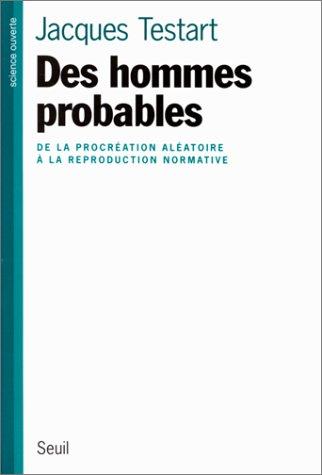 Cover for Des hommes probables