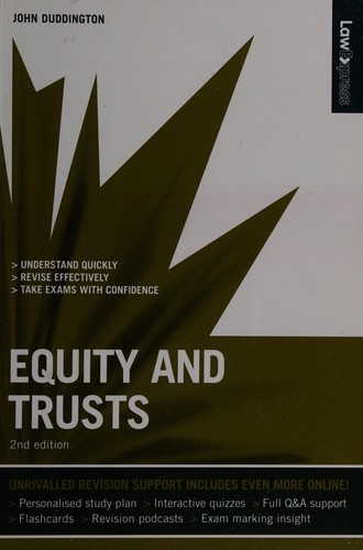 Cover for Equity and trusts