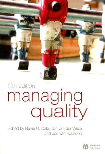 Cover for Managing Quality