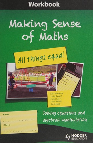 Cover for Making Sense of Maths