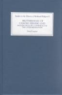 Cover for A brotherhood of canons serving God