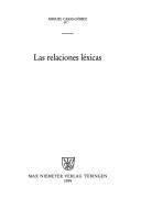 Cover for Las relaciones léxicas