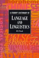 Cover for A student's dictionary of language and linguistics