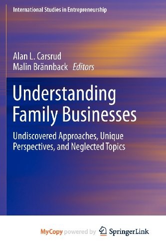 Cover for Understanding Family Businesses