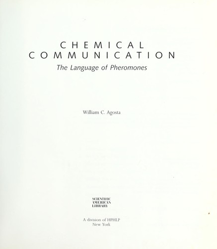 Cover for Chemical communication