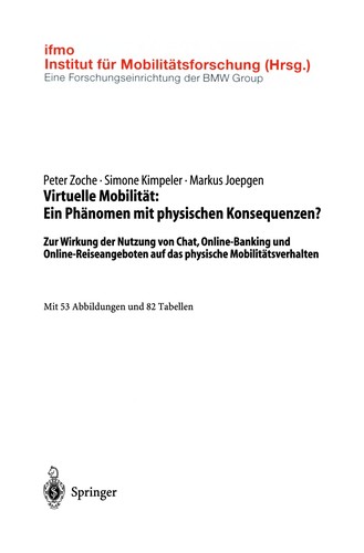 Cover for Virtuelle Mobilität: Ein Phänomen mit physischen Konsequenzen?