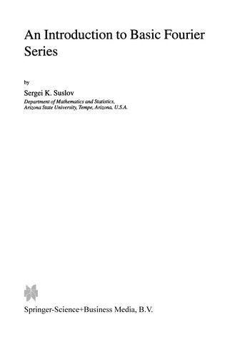 Cover for An Introduction to Basic Fourier Series