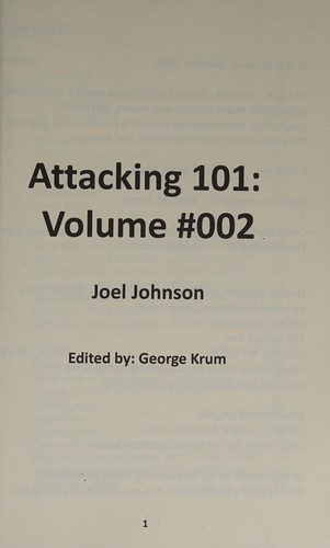 Cover for Attacking 101