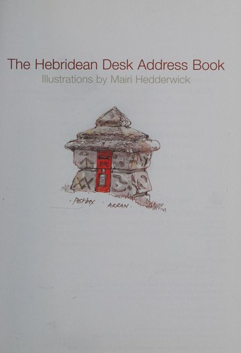 Cover for Hebridean Desk Address Book